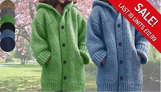 Chunky Knitwear Cardigan - 6 Colours, 7 Sizes