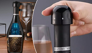 Silicone Sealed Champagne Stopper - 1, 2 or 4-Pack