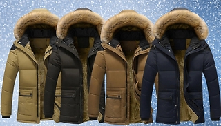 Winter Padded Fleece Coat - 4 Colours, 5 Sizes