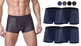 IceMesh Men's Soft Breathable Boxers - 4 Colours, 5 Sizes