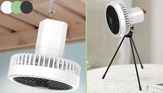 Rechargeable Tripod Desk Fan - 3 Colours