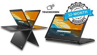 2-in-1 Lenovo 300e 11.6" Laptop/Tablet - With Optional Case in 3 Colou ...