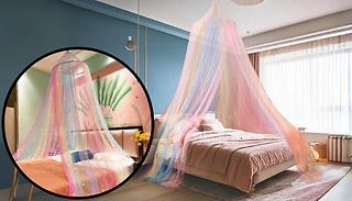 Rainbow Bed Canopy Fairy Dream Tent - 2 Styles