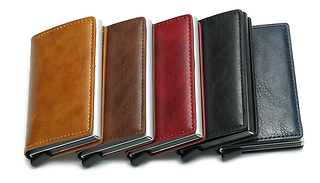 Premium Slim Anti RFID Wallet - 3 Colours, 1 or 2 Pcs