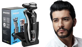 5-in-1 Mens 4D Hair, Head & Beard Shaver - Multi-Functional