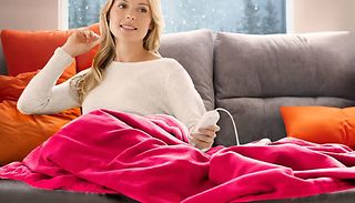 Electric Heated Throw - 8 Colours 