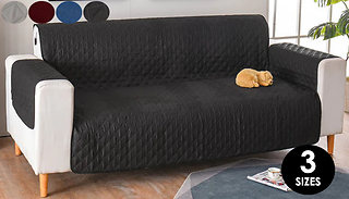 SofaSafe Quilted Sofa Cover Protector - 3 Sizes & 4 Colours