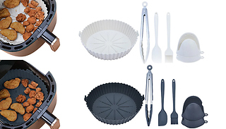 Silicone Air Fryer Liner With Accessories - 2 Colours