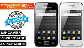 Samsung Galaxy Ace 3.5-Inch 158MB Unlocked - 2 Colours