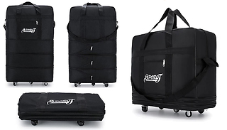 Airline Checked Foldable Luggage Bag with Wheels - 2 Sizes