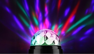 Crystal-Ball-Effect 360 Rotating Disco Light