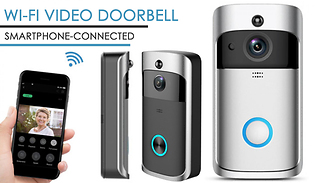 3in1 Wi-Fi Video Doorbell With Optional 3GB SD Card - 2 Colours