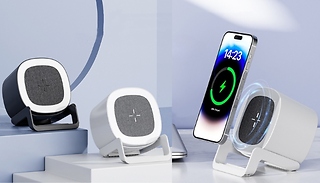4-in-1 Bluetooth Wireless-Charging Speaker - 2 Colours