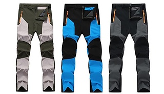 Men's Wind & Waterproof Outdoor Trousers - 4 Colours & 5 Sizes