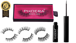 Phoera Magnetic Eyeliner With Magnetic Eyelashes - 3 Options