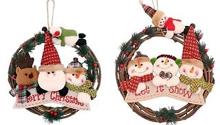 Christmas Front Door Wreath - 2 Designs