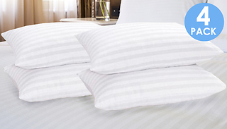 Pack of 4 Hotel Stripe Pillows