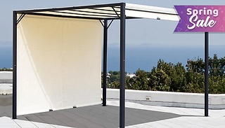 3m x 3m Retractable Pergola Canopy