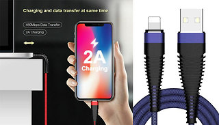 Apple-Compatible Lightning Cables - 2 Sizes & 2 Colours!