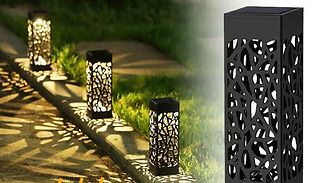2, 4, 6 or 8-Pack of Solar-Powered Decorative Garden Lights