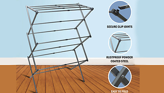 3-Tier Extendable Clothes Airer