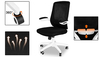Ergonomic Swivel Rotating Office Desk Chair - 4 Options