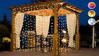 20-LED Fairy Lights Curtain - 3 Colours & 4 Options