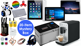 20-Item Mystery Mega Box - Home, Tech, Jewellery & More