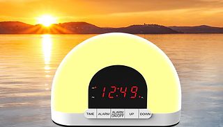 2-in-1 Sunrise Light & Alarm Clock