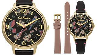 Women's Cath Kidston Watch with Interchangeable Leather Straps
