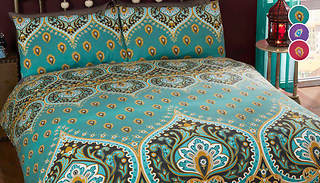 Rapport Indian Design Duvet & Pillowcase Bed Set - 3 Styles & 3 Sizes