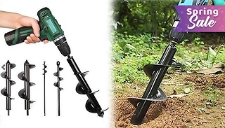 Garden Post Lawn Digger Bit with Hex Drive - 2 Sizes