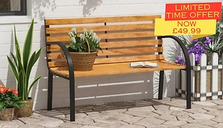 Outsunny Park Style Garden Bench