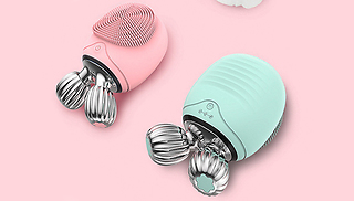 Exfoliating Micro-Current Facial Brush & Roller - 2 Colours