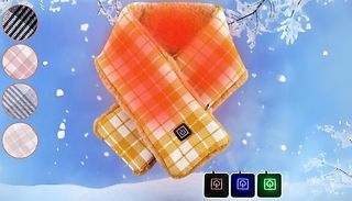 Plaid Electric Heating Scarf - 5 Colours