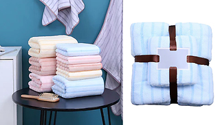 2-Piece Bath Towel and Towel Set - 5 Colours
