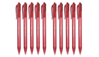 Red Paper Mate Inkjoy 100 Retractable Pen