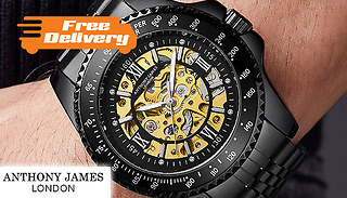 Limited Edition Hand-Assembled Anthony James Sports Watch - 2 Colours