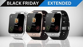 9-in-1 Touch Smartwatch with Heart Monitor & HD Cam - 4 Colours