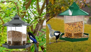 Bird Feeder with Canopy - 2 Colours