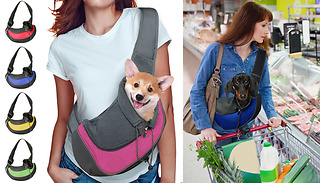 Lightweight Pet Carrier Shoulder Bags - 2 Sizes & 4 Colours
