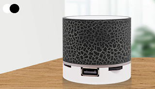 Wireless Mini LED Bluetooth Speaker - 2 Colours