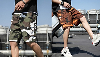 Men's Casual Camouflage Shorts - 5 Colours, 5 Sizes