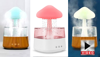 Colour Changing Raining Mushroom Cloud Humidifier - 2 Designs