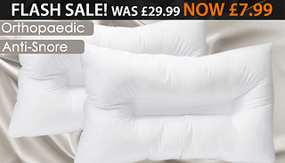 1 or 2 Anti-Snore Orthopaedic Pillows