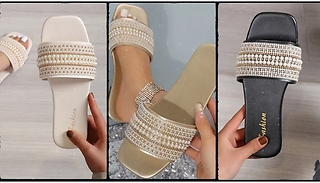 Women's Slip-On Sandals - 3 Colours, 6 Sizes