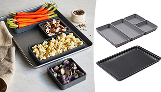 4-Piece Non-Stick Silicone Baking Tray Set