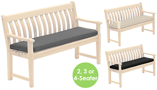 2, 3 or 4-Seater Garden Furniture Cushion - 3 Colours