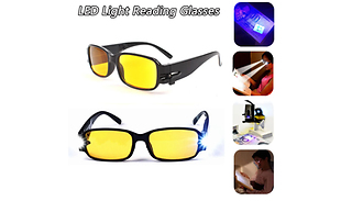 Classic Reading Glasses with LED Light - 6 Options