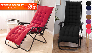 Cushion Pad for Sun Lounger Chair - 7 Colours & 3 Sizes